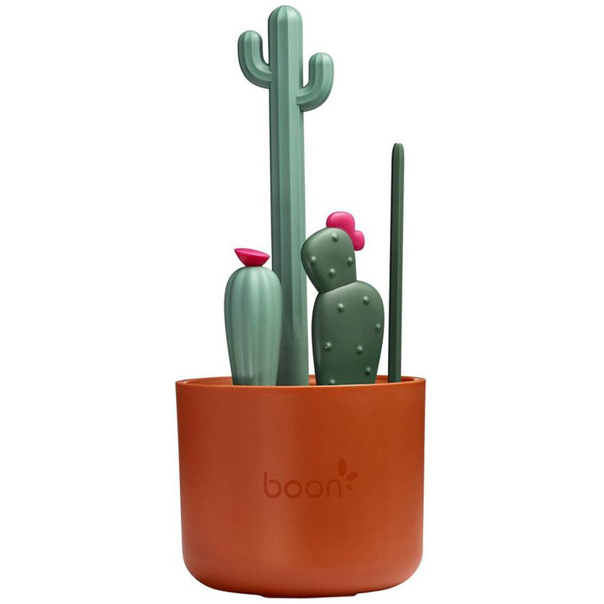 Lot de 4 goupillons cactus Brun 