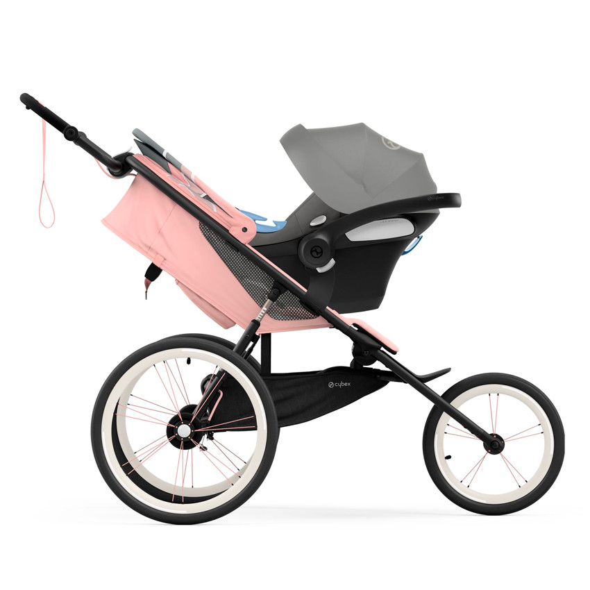 Châssis poussette running AVI - Black/Pink 