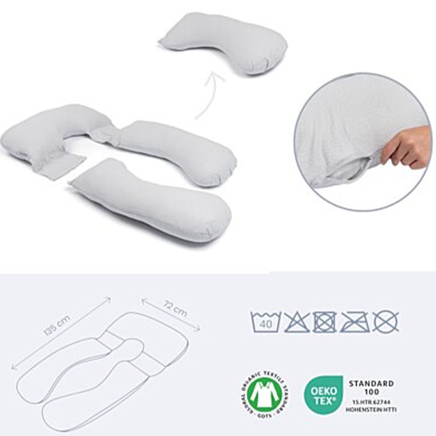 Zwangerschapskussen MAXXY little dots grey 