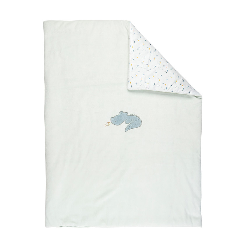 Couverture 100 x 75 cm Roméo, Jules & Sally vert clair 