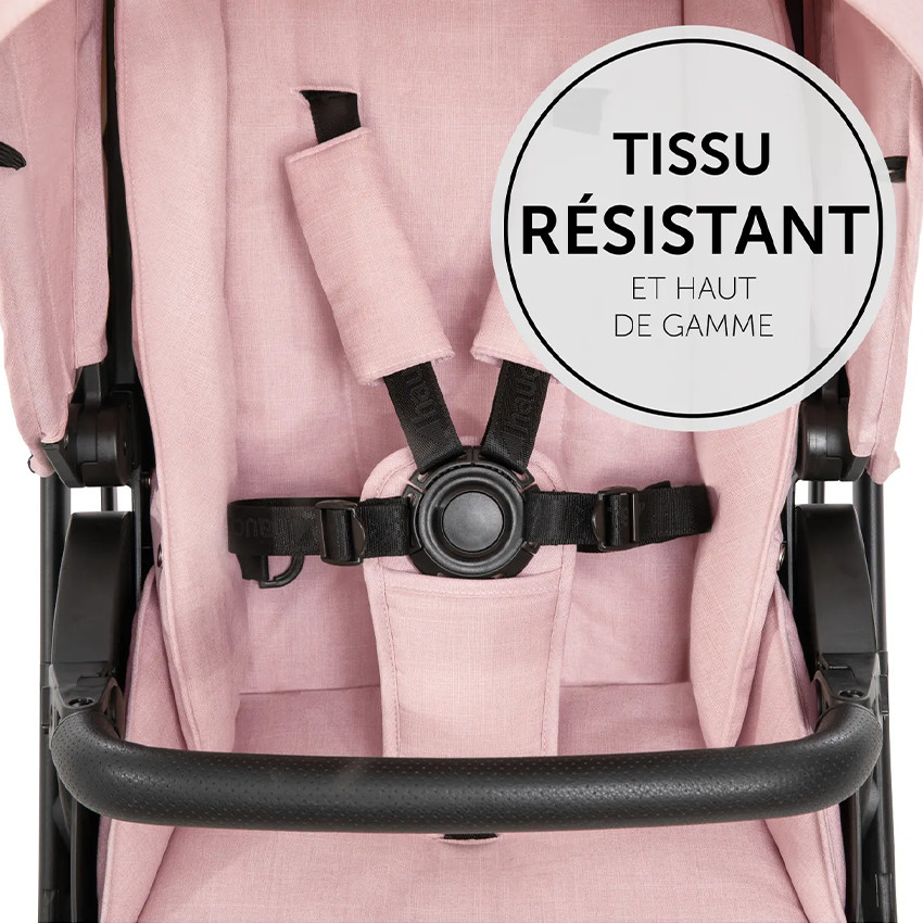 Set Vision X Poussette + Nacelle Melange Rose 