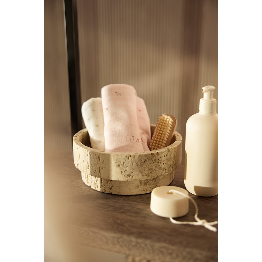 Gant de toilette Gaze de Coton Pretty Picnic 3pcs 