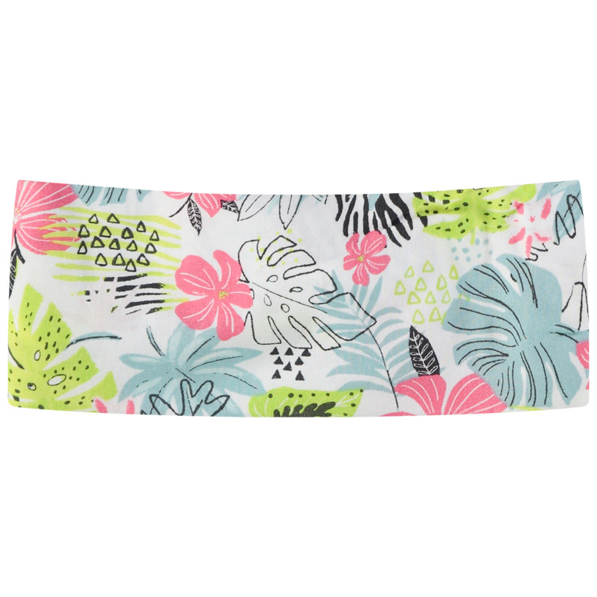Haarbandje in lyocell met exotische print voor meisjes 