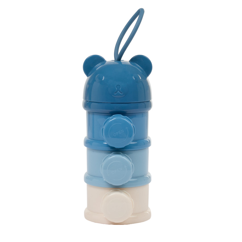 Doseerbox voor poedermelk Miamix - Blauw 