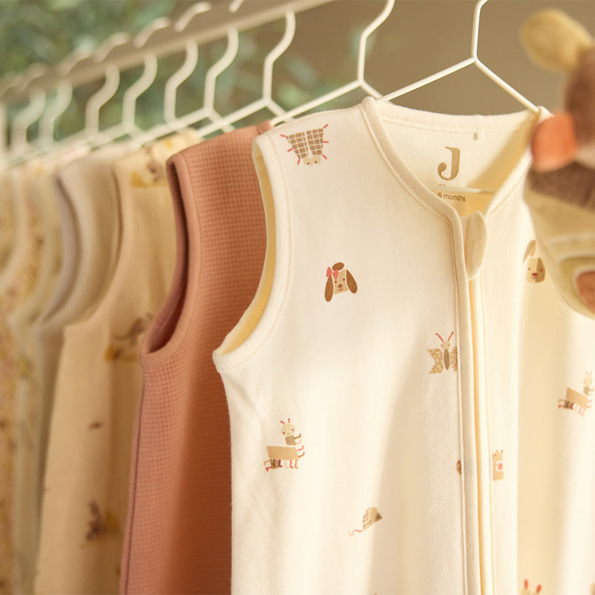 Slaapzak zonder mouwen Jersey 70CM Animal Friends 