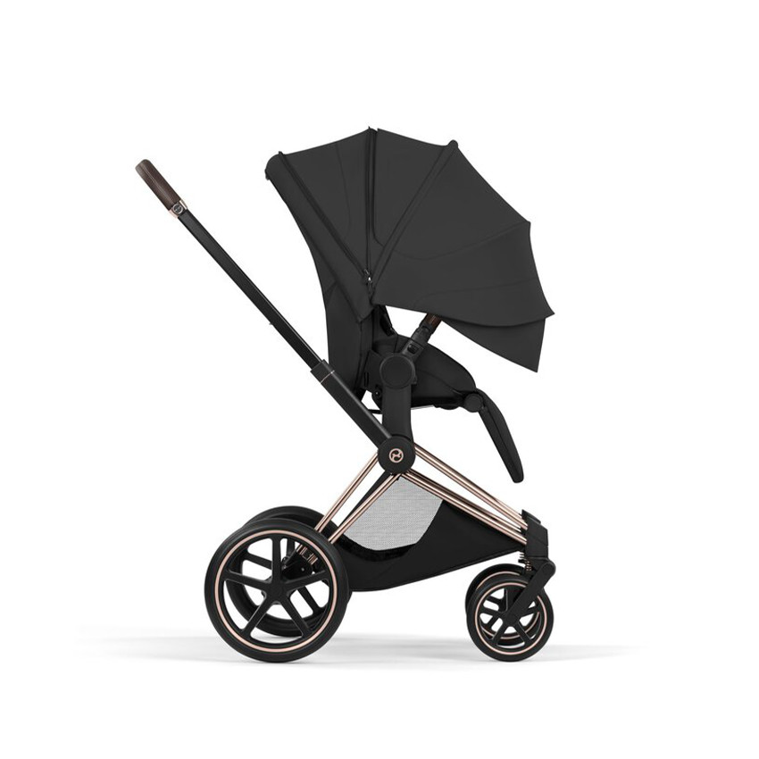 Zitbekleding kinderwagen Priam/e-Priam-Style Collection Sepia Black 