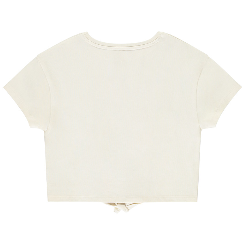 Crop top effet noué à print pailleté pour fille 