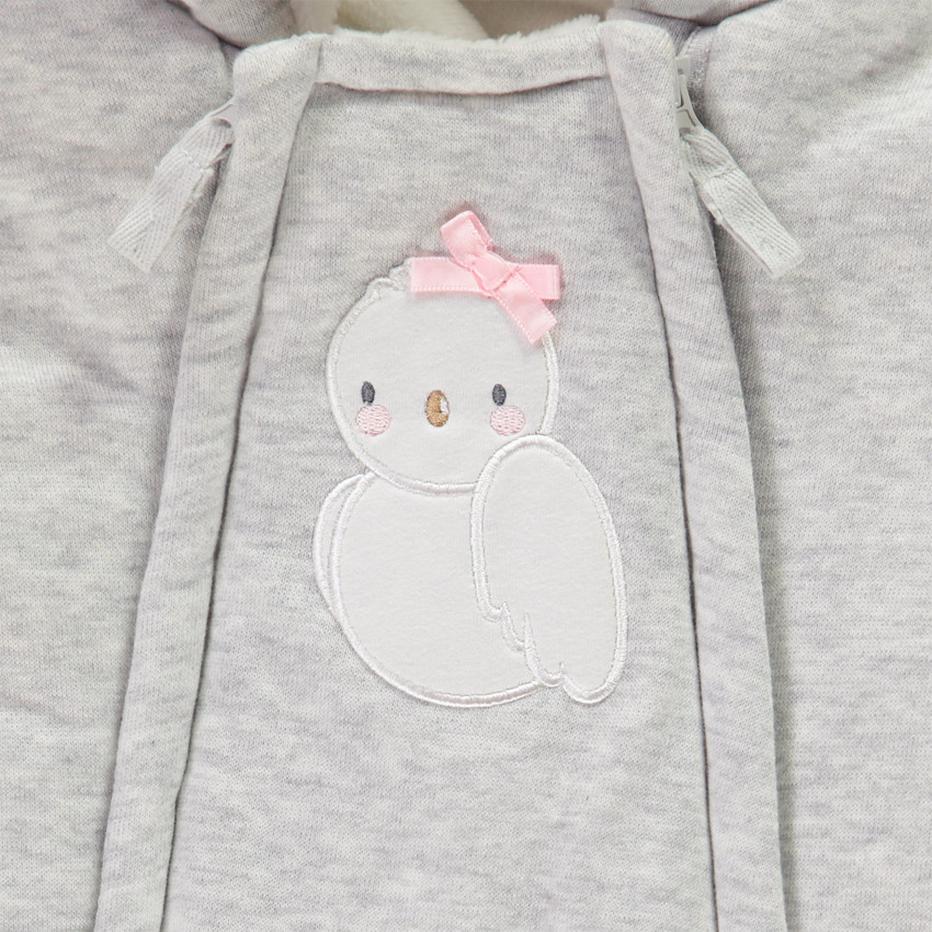 Pilotenpak fleece voor meisjes met verschillende afwerkingen volgens de leeftijd 