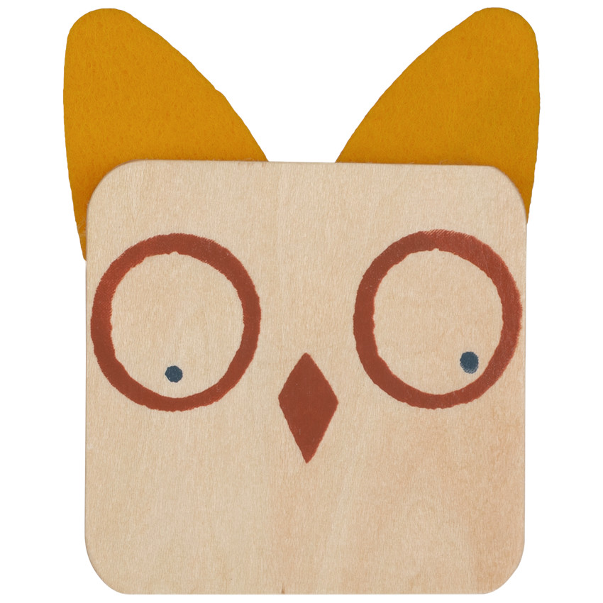 Patère forme hibou 