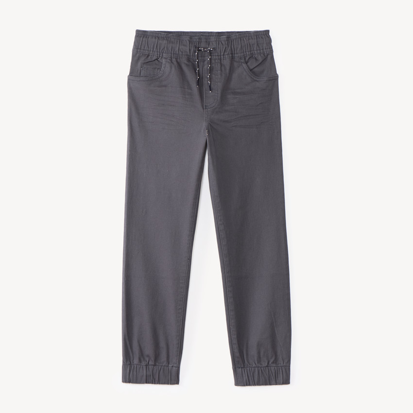 Pantalon style jogger en toile garçon 