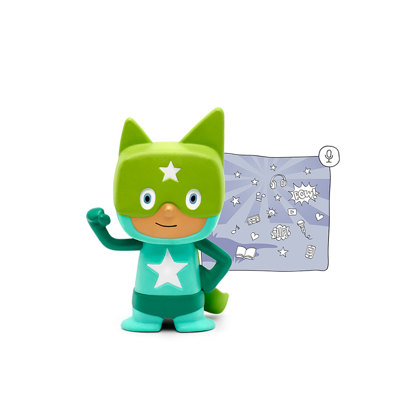 Figurine audio Tonies Super-Héros turquoise 