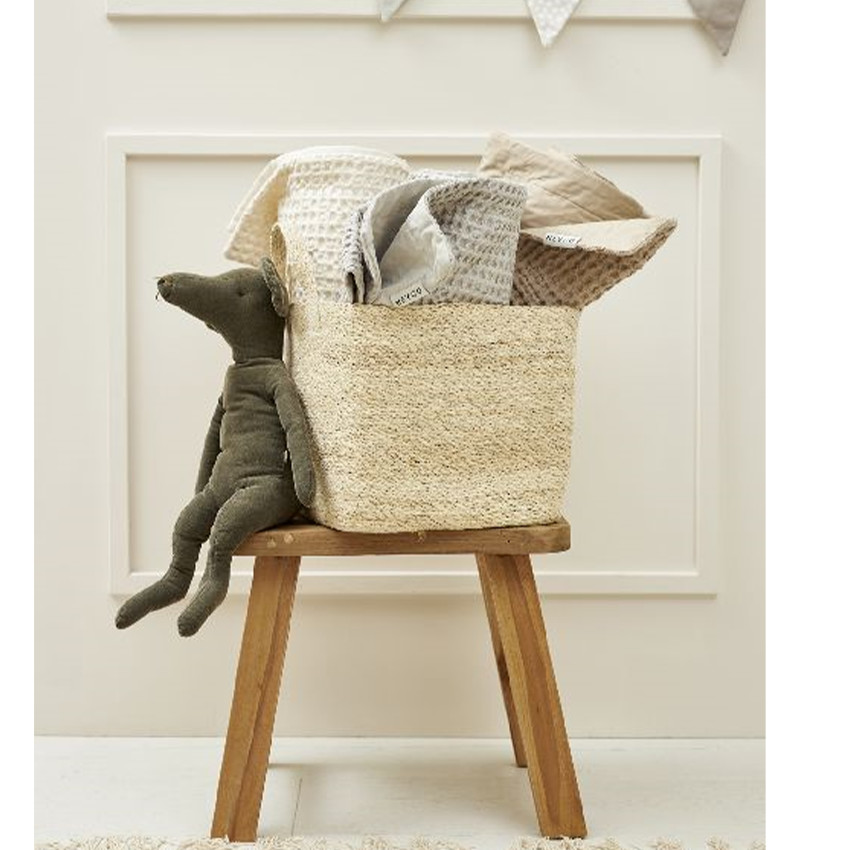 Couverture gauffré Coton Sand - 75x100 cm 
