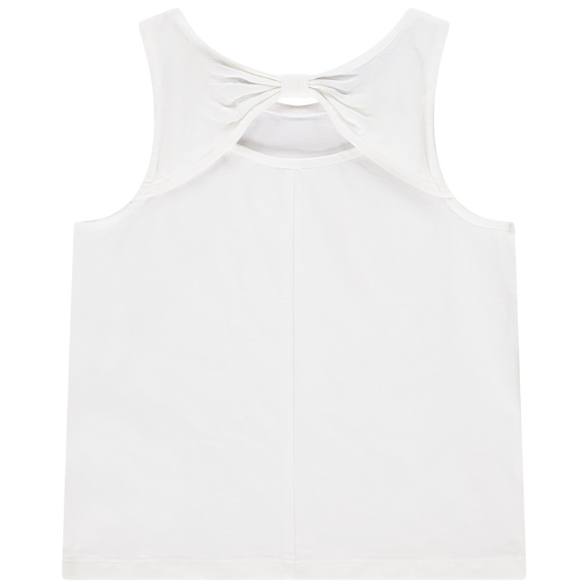 Top met pailletten en open rug voor meisjes 