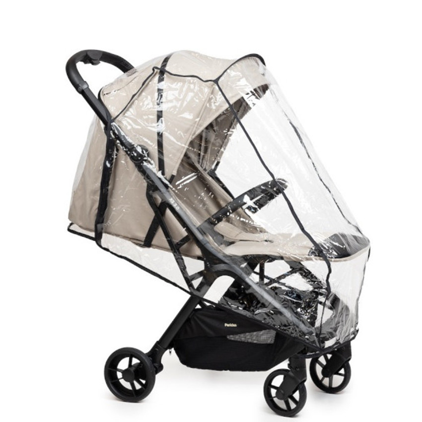 Poussette XS 3.0 ultra compacte + hab. pluie + sac de transport Dune Beige 