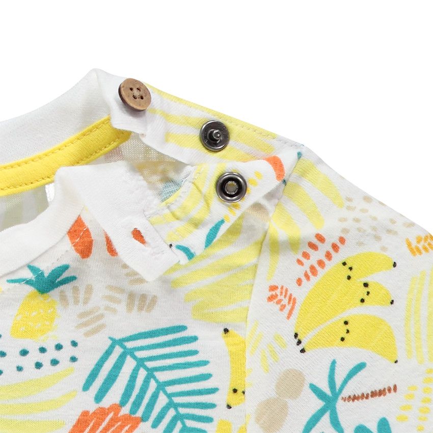 T-shirt manches courtes imprimé bananes all-over 