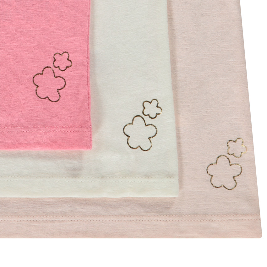 Lot de 3 débardeurs unis pour bébé fille 