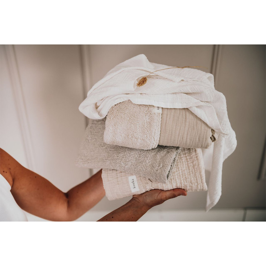 Beddeken Teddy Faro Warm White 100x150cm TOG 2.9  