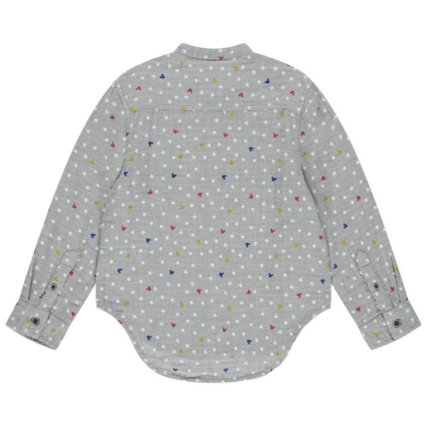 Chemise manches longues à étoiles et sertis Mickey Disney 