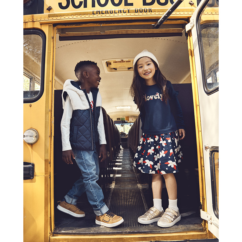 Doudoune sans manches en sherpa pour garçon 