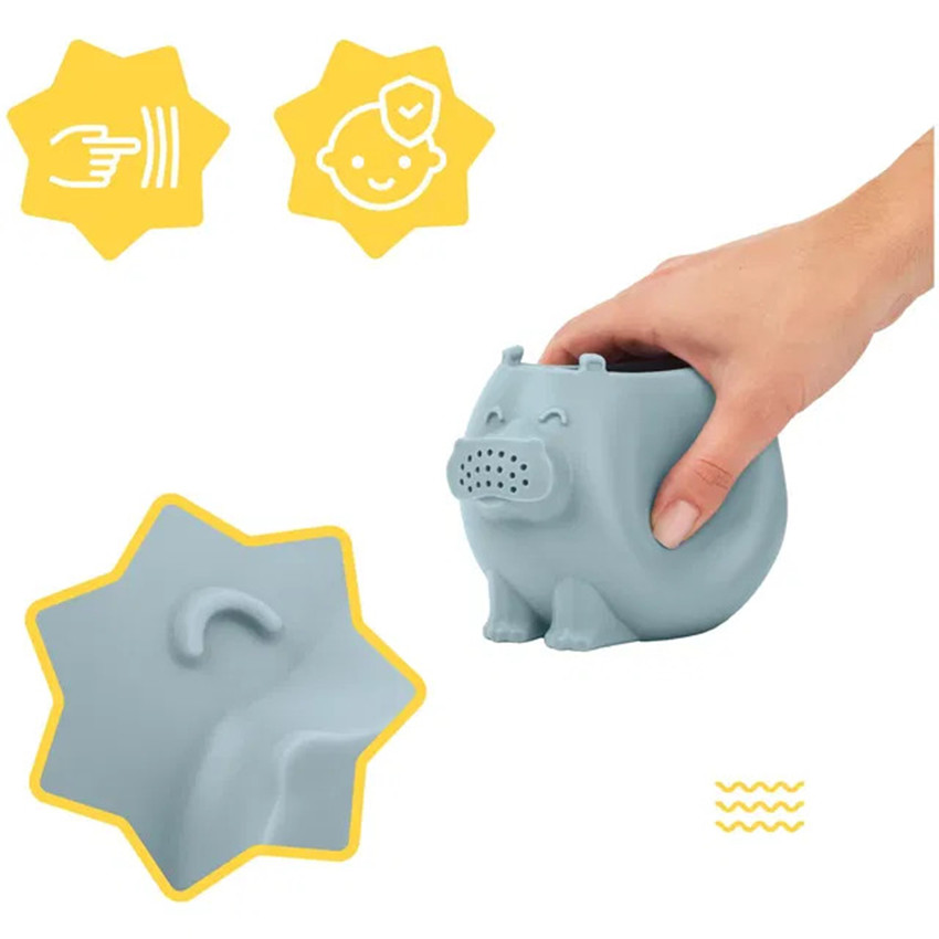 Jouet de bain arroseur Hippopotame 