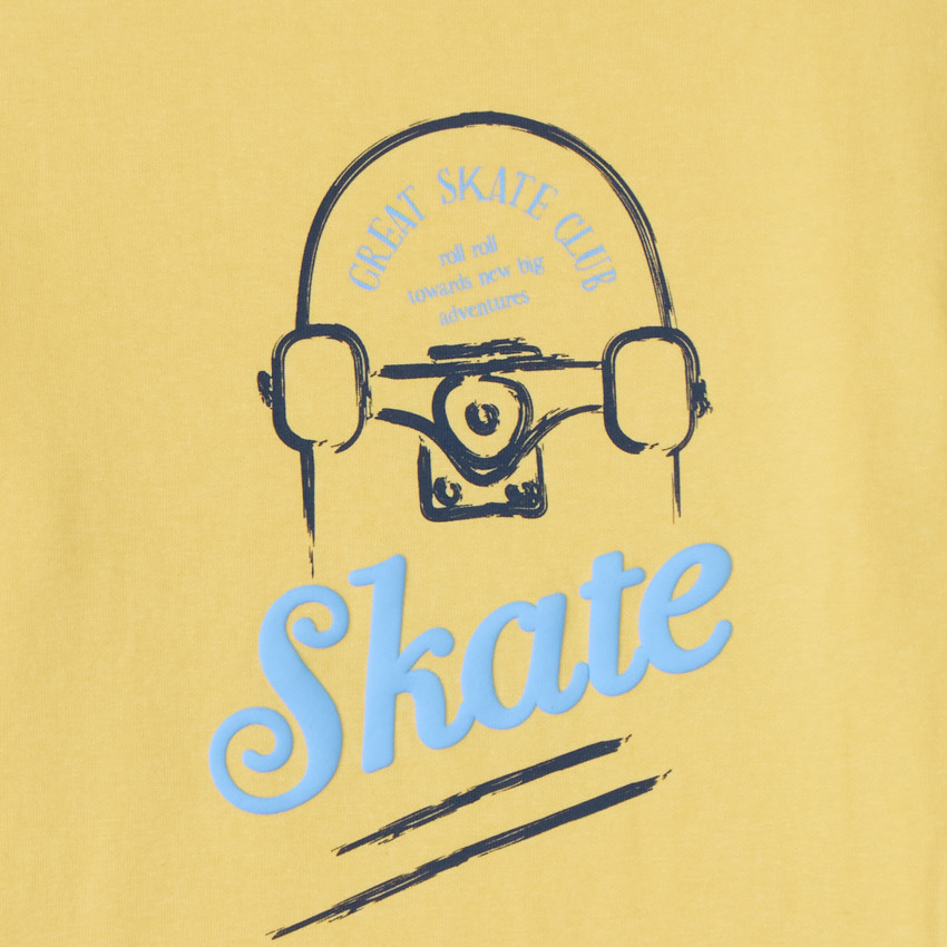 Sweatshirt met puff print voor jongens 