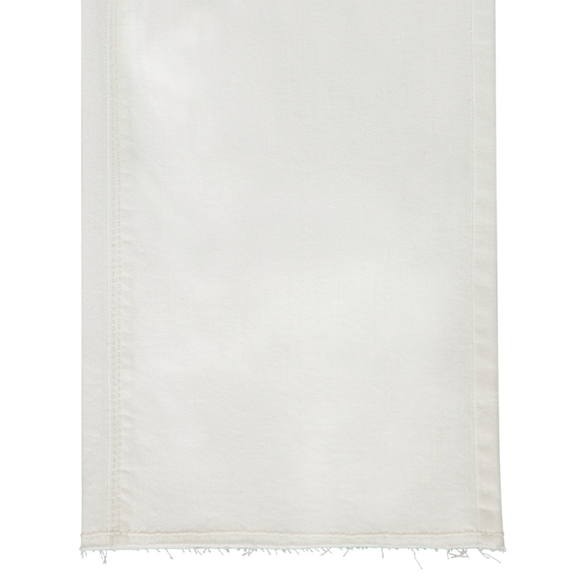 Salopette longue en denim overdye avec ceinture en tissu pour fille 