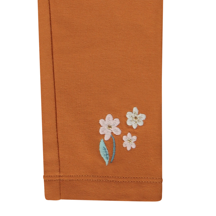 Lang gebloemde broekkousen voor meisjes 