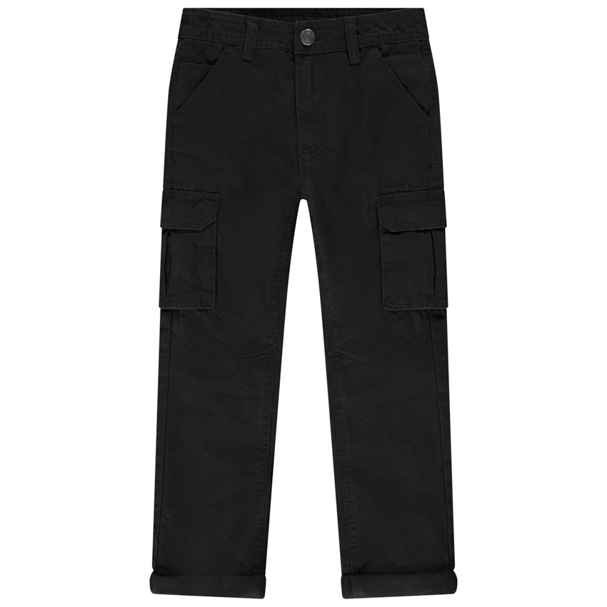 Pantalon cargo uni pour garçon 