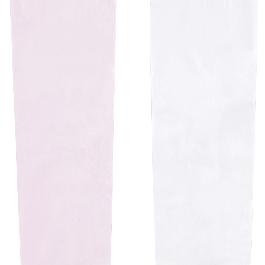 Lot de 2 collants fins unis pour fille 