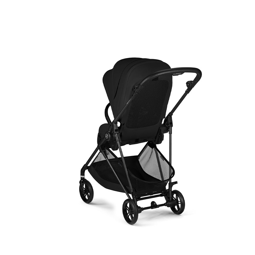 Poussette compacte ultralégère Melio 2026 - carbon/magic black 
