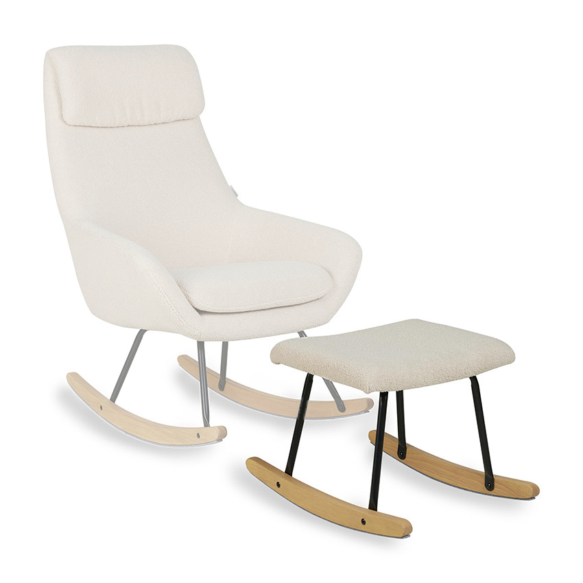 Hocker Rocker Rocking Chair Nordic & Basic Beige 