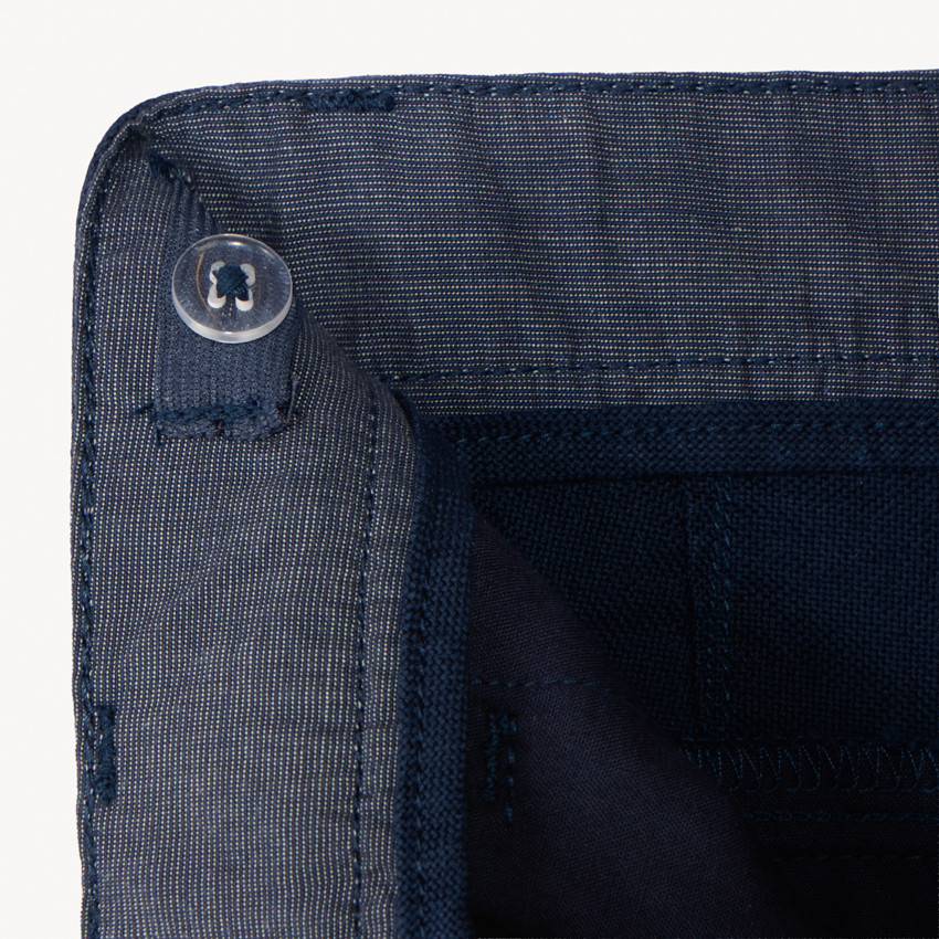 Pantalon droit en toile avec ceinture pour garçon 