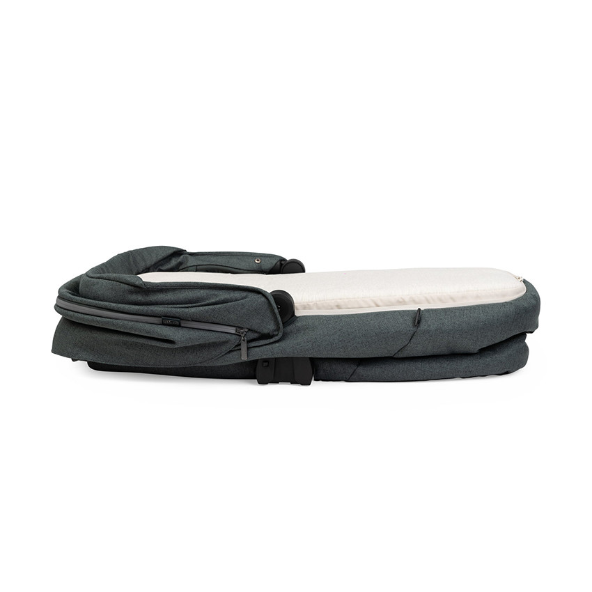 Flexi draagmand met bamboevezels, ruimtebesparend en compatibel met Mysa en Bellagio kinderwagens 
