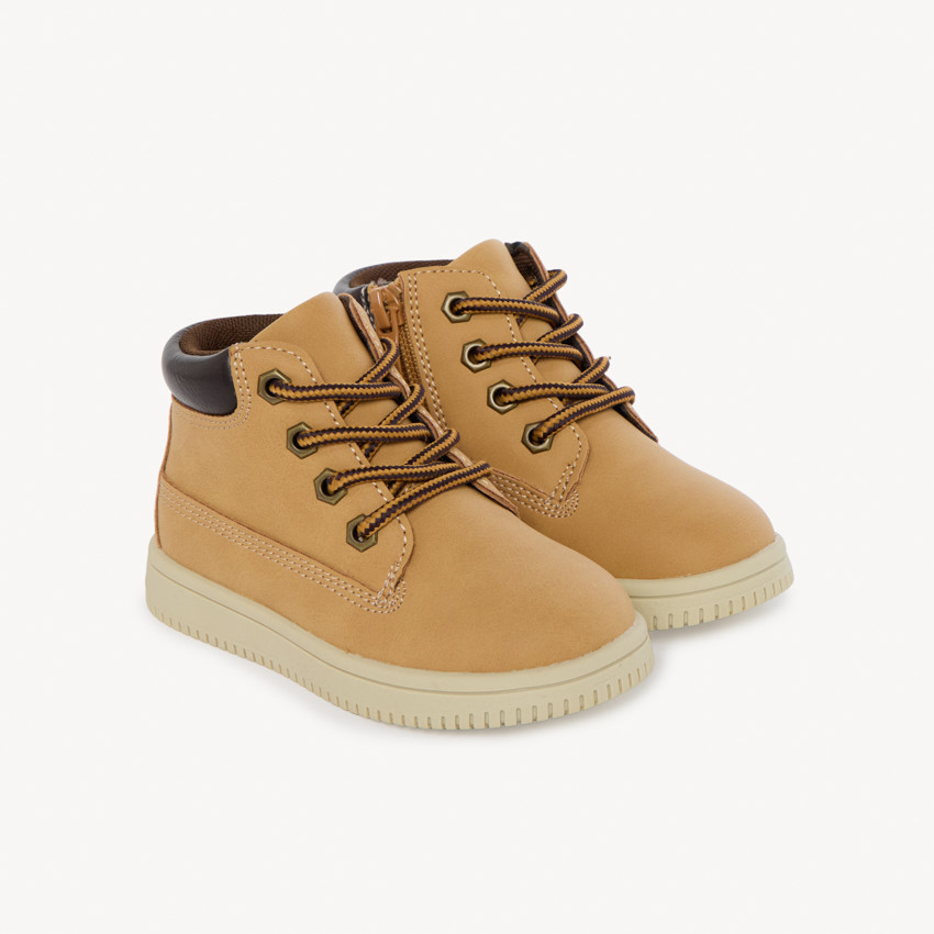 Bottines zippées style randonnée pour bébé garçon 