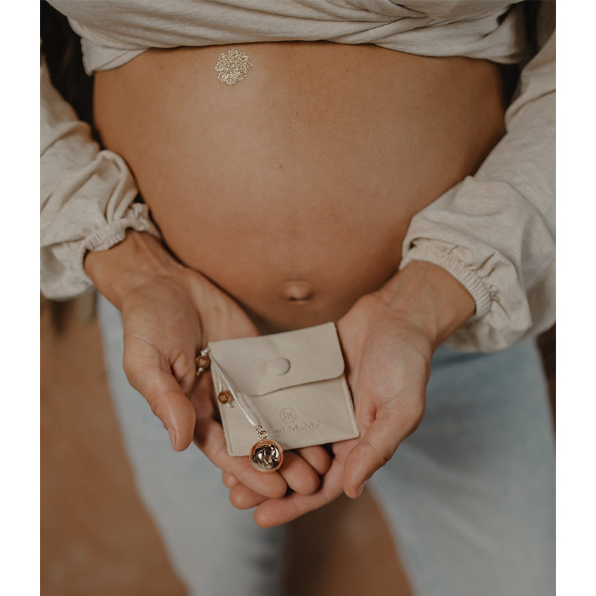 Bola collier de grossesse Sofie crème round 