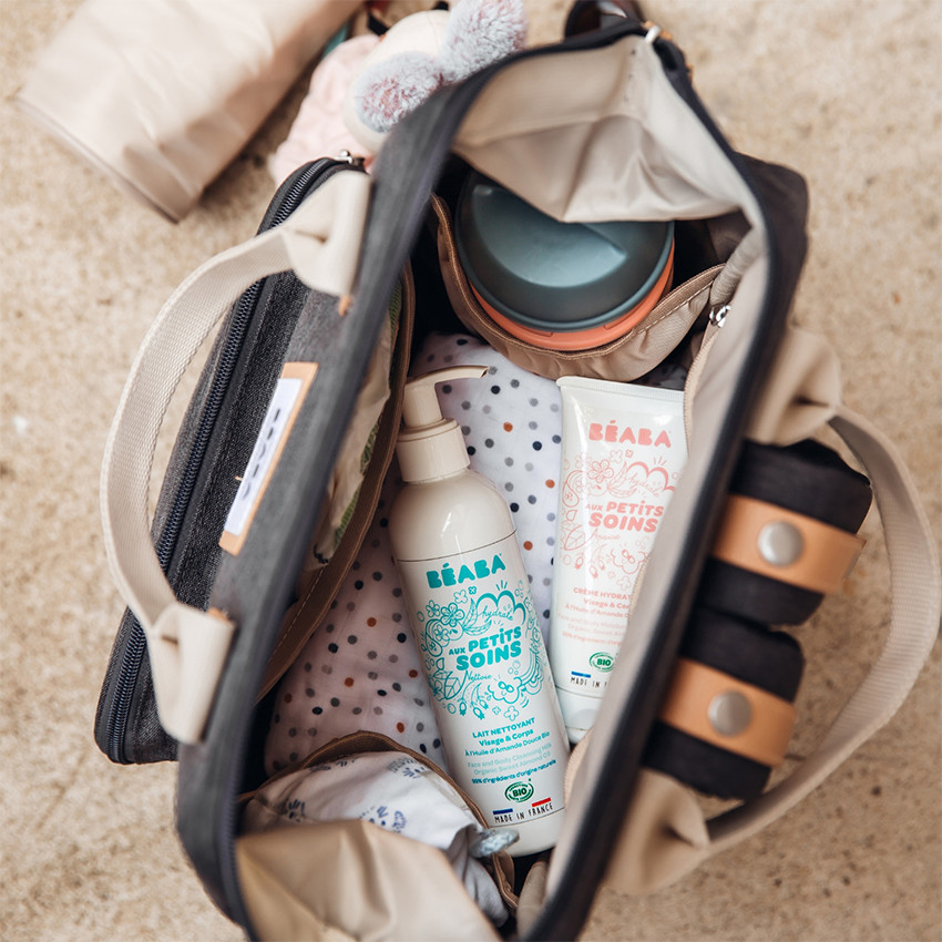 Sac à dos à langer Wellington Gris chiné foncé 