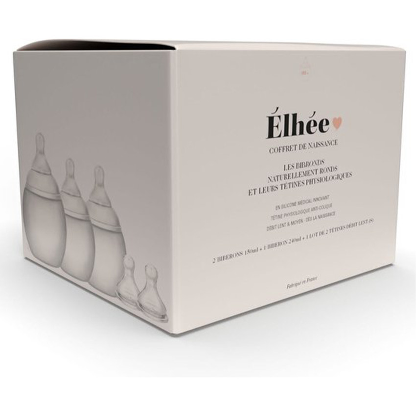 Geboortekit Buddy 1x Zuigfles 240ml Blue Grey 2x Zuigflessen 150ml Blue Pale Sand 2x Spenen xs 