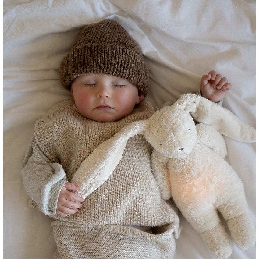 Nachtlamp knuffel The Humming Bunny 2.0 Cappuccino 