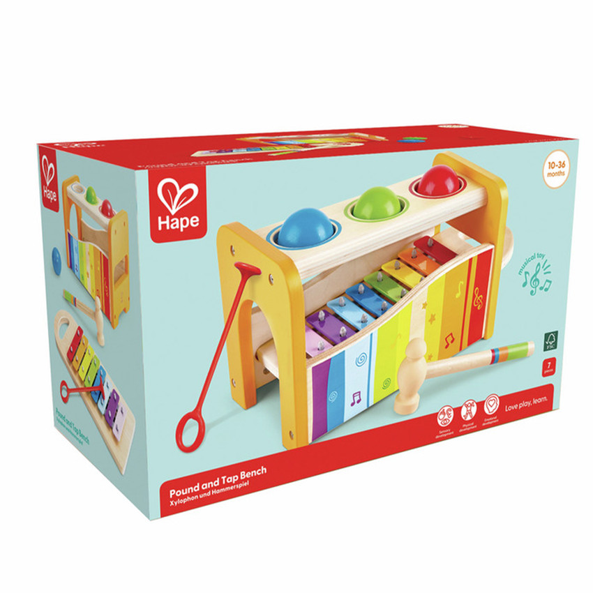 Muziekspel - Hamerbank met Xylofoon 
