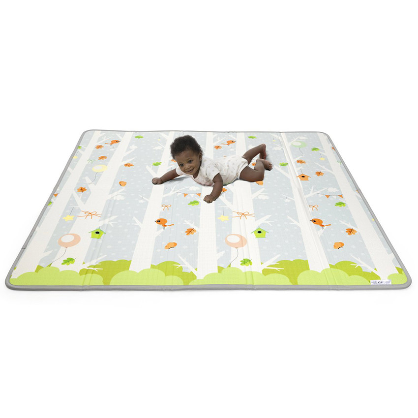 Speeltapijt XXL 200x180 cm opvouwbaar & omkeerbaar 