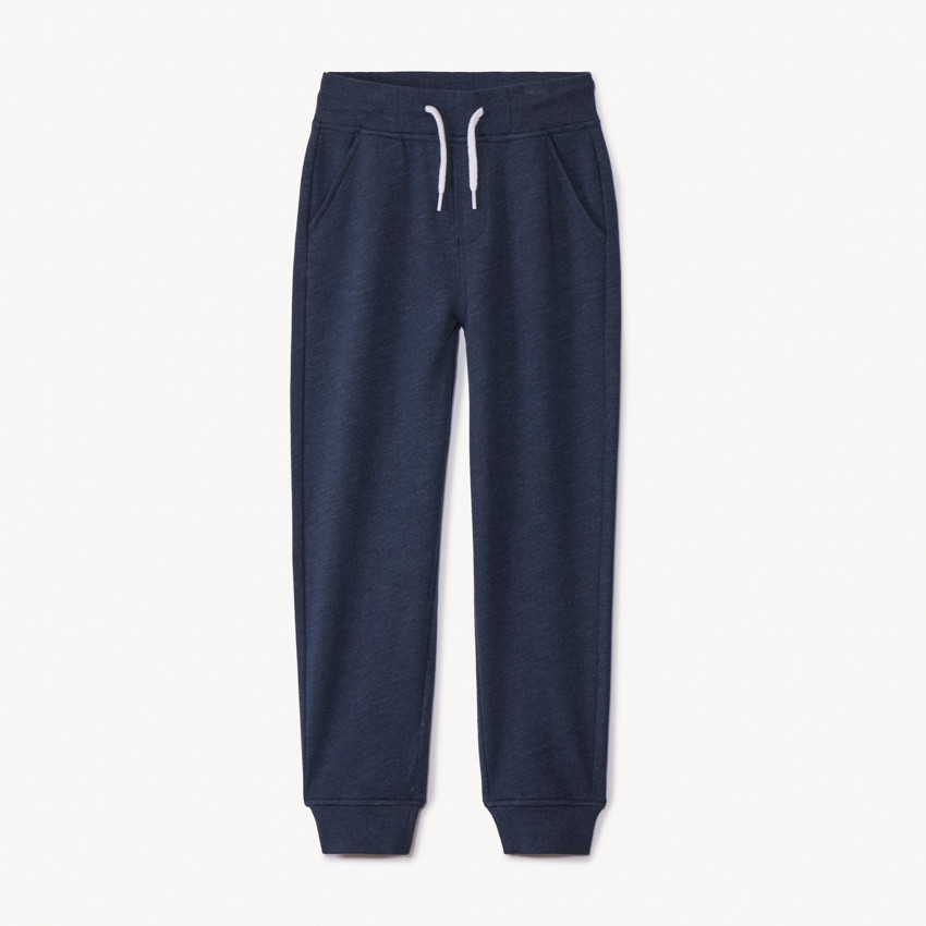 Pantalon jogging garçon en molleton uni 