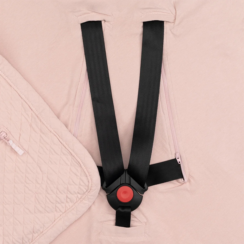 Couverture enveloppante Quilted + Jersey Blush 0-12M 