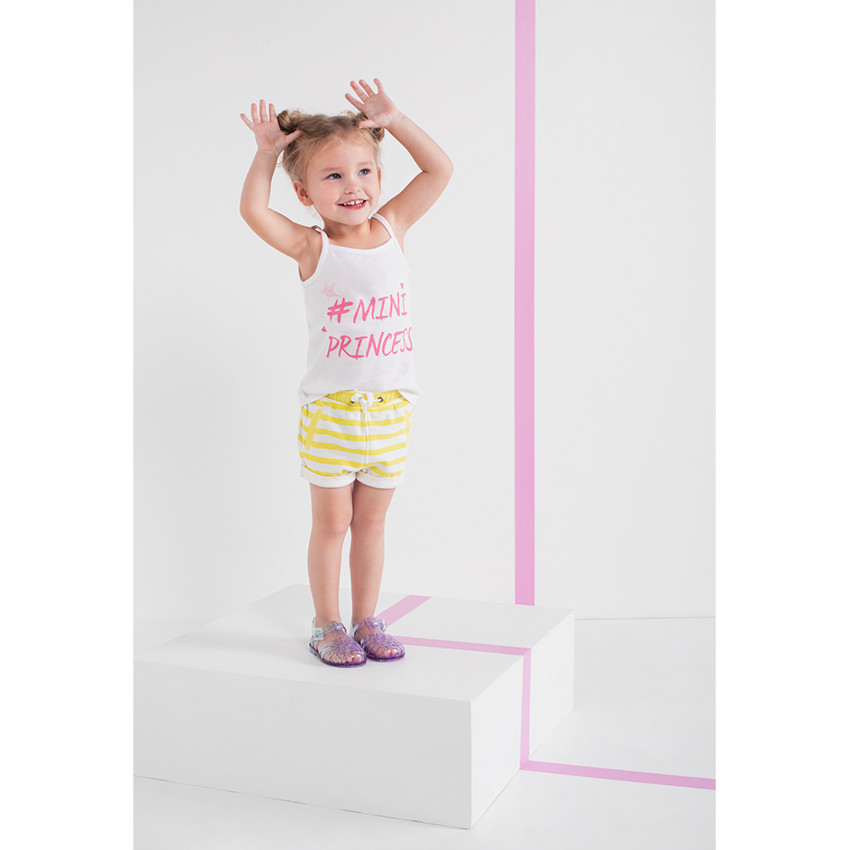 Débardeur en jersey avec message printé sur le devant 