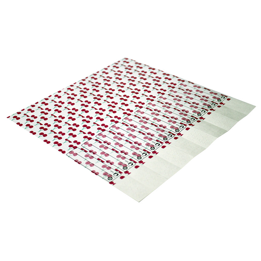 Kleine veiligheidsartikelen identificatie bandjes kersjes 10stk 