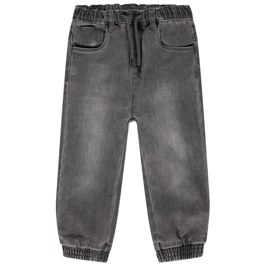 Pantalon jeans cargo effen voor baby jongen 