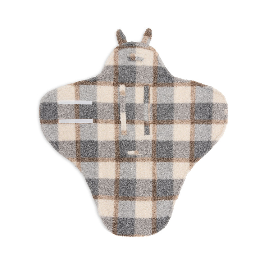 Couverture enveloppante Bunny Check Boucle Carreaux 
