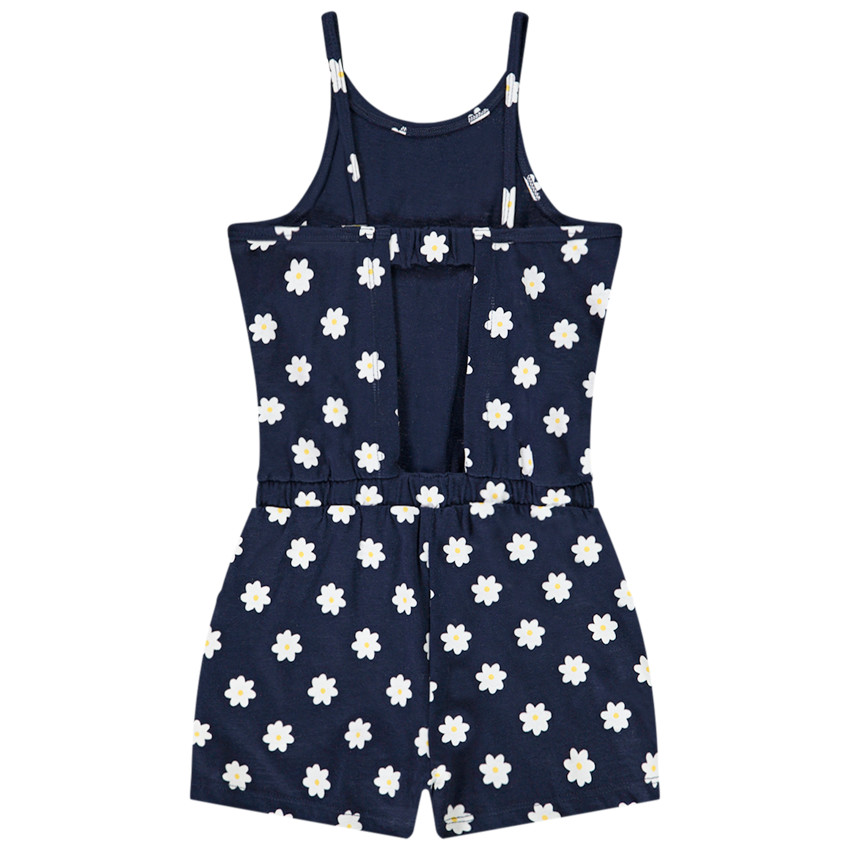 Combishort in jersey met fantasieprint voor meisjes 