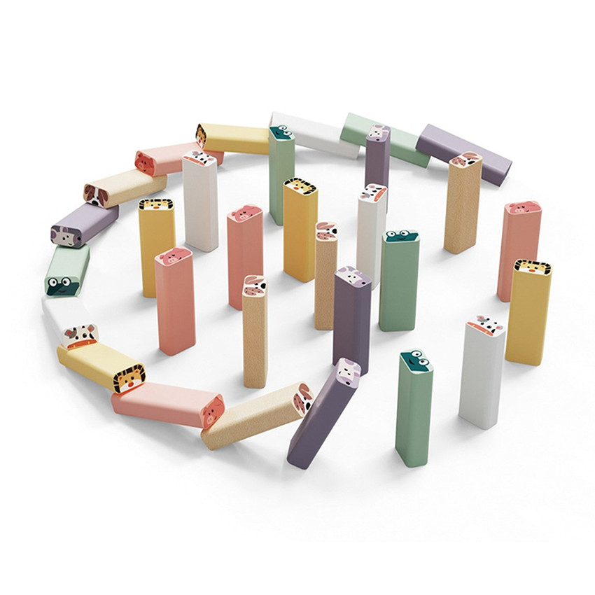 Tour à bascule aux motifs d'animaux 3ans+ 