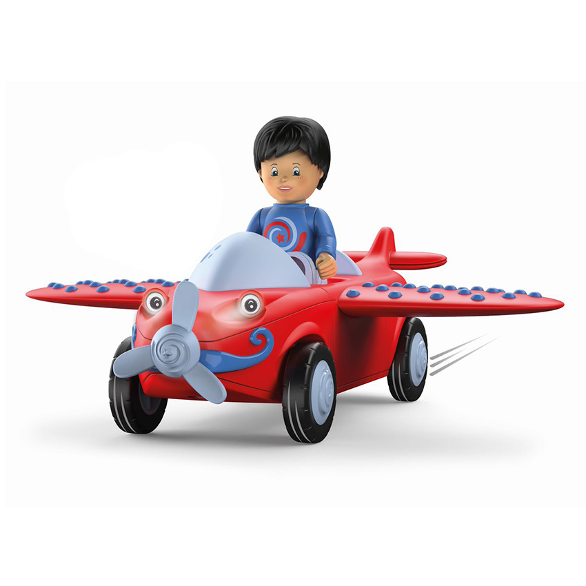 Véhicule 3 parties à assembler avion de chasse Leo Loopy 