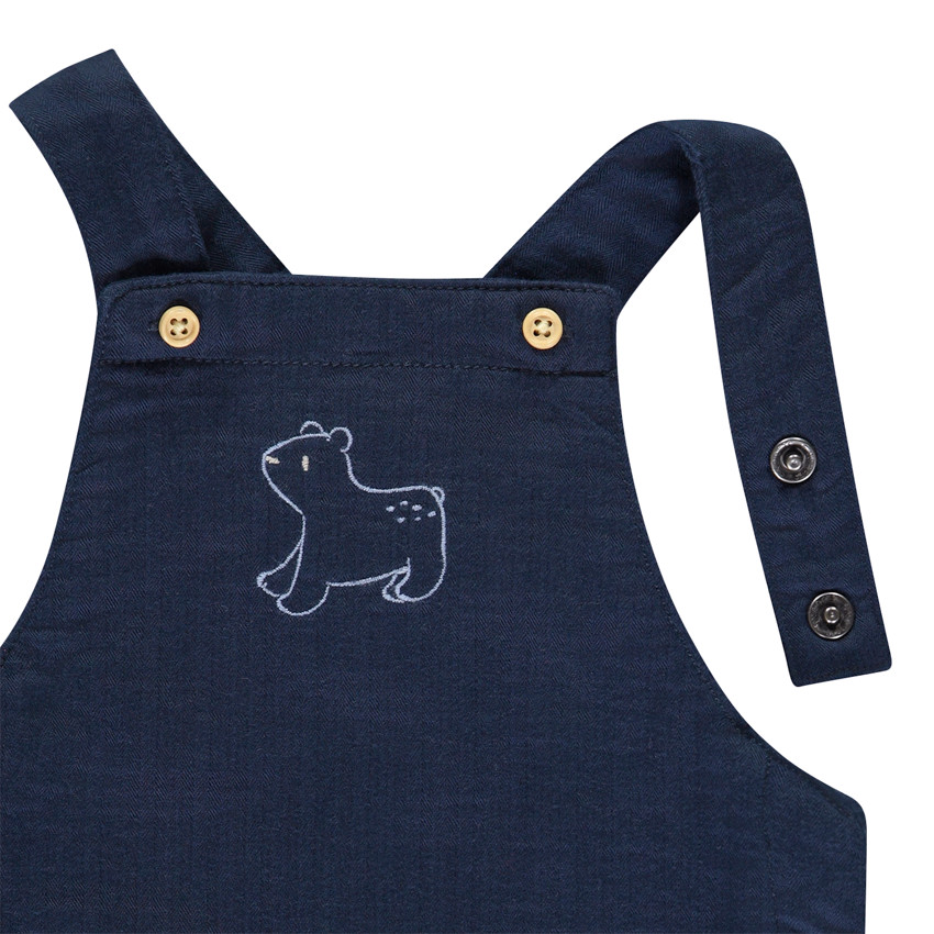 Ensemble salopette + t-shirt fantaisie pour bébé garçon 